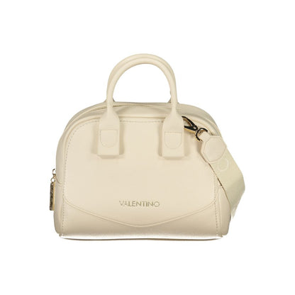 Valentino Beige Polyurethane Women's Bag with Shoulder Strap and Handles
