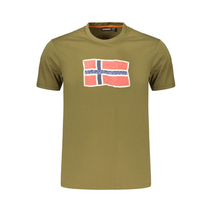 Napapijri Verde Cotton Men's T-Shirt