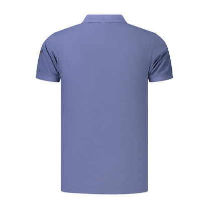 Norway 1963 Blue Cotton Mens Polo
