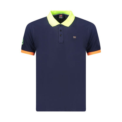 Norway 1963 Blue Cotton Men's Polo Shirt