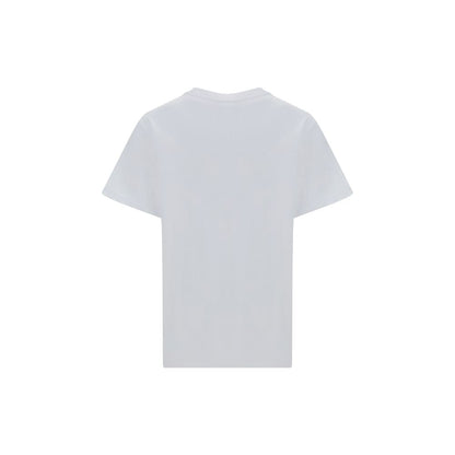 Ganni White Cotton T-Shirt