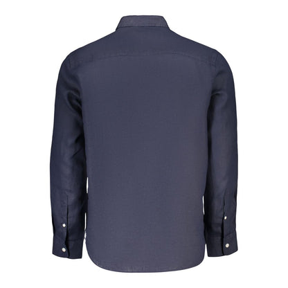 North Sails Blue Linen Men's Shirt