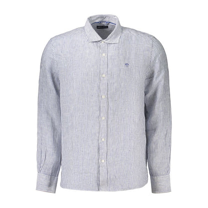North Sails Blue Linen Men's Shirt