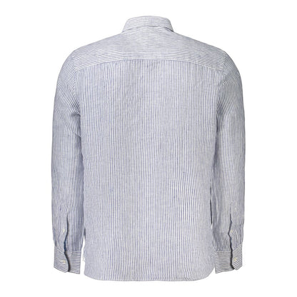 North Sails Blue Linen Men's Shirt