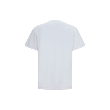 Ganni White Cotton T-Shirt