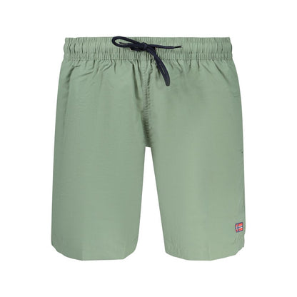 Norway 1963 Green Polyamide Men's Swimwear