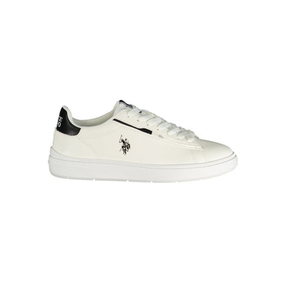 U.S. POLO ASSN. Bianco Polyurethane Mens Sneaker