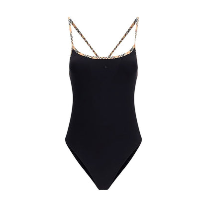 Burberry Black Elastane One-Piece Swimsuit