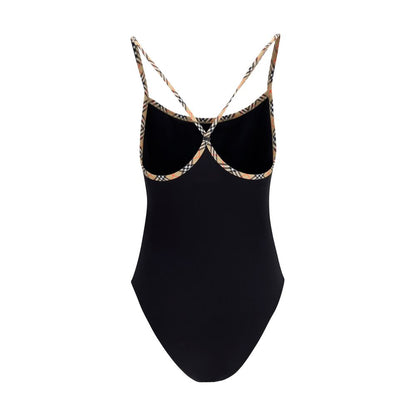 Burberry Black Elastane One-Piece Swimsuit