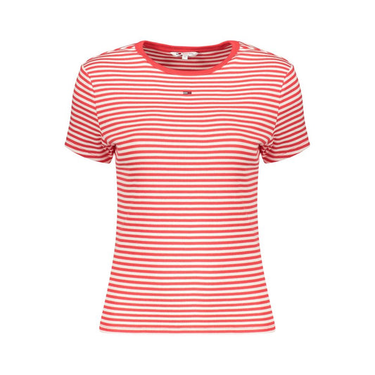 Tommy Hilfiger Red Cotton Women's T-Shirt
