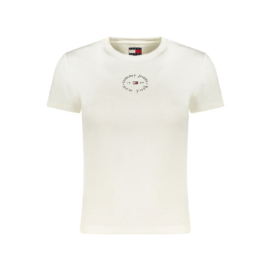 Tommy Hilfiger Bianco Cotton Women T-Shirt