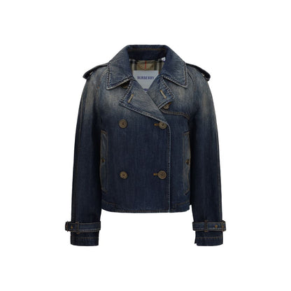 Burberry Blue Cotton Denim Jacket