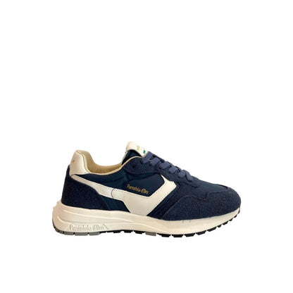 Pantofola D'Oro Blue Suede Men Sneaker