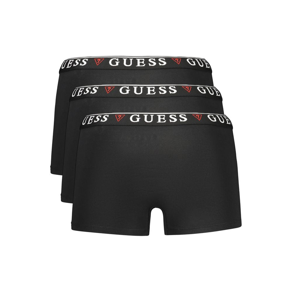 Guess Jeans Black Cotton Men Underwear