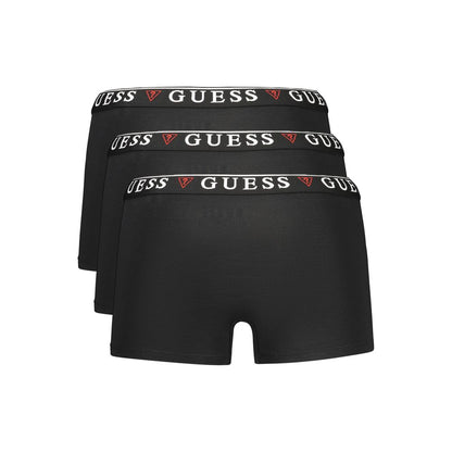 Guess Jeans Black Cotton Men Underwear