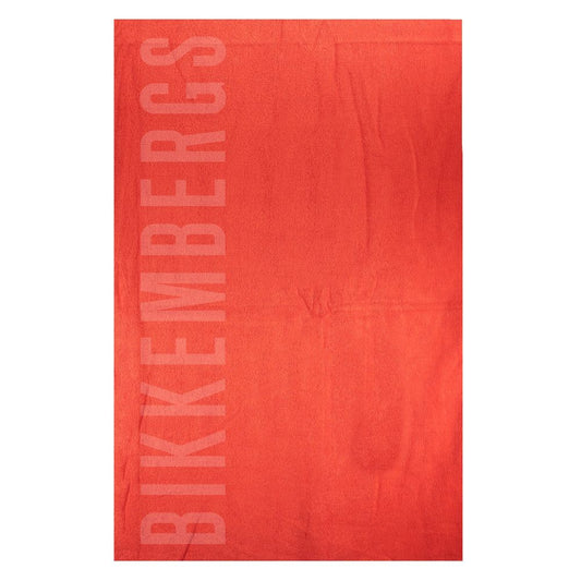Bikkembergs Rosso Cotton Women Beachwear