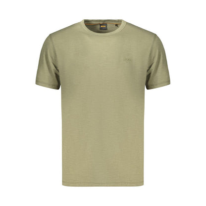 Hugo Boss Green Cotton Men's T-Shirt