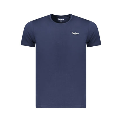 Pepe Jeans Blu Cotton Men T-Shirt