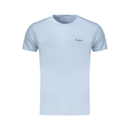 Pepe Jeans Azzurro Cotton Mens T-Shirt
