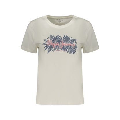 Pepe Jeans White Cotton Women's T-Shirt