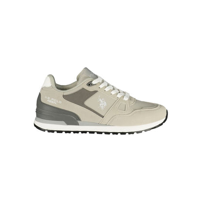 U.S. POLO ASSN. Grey Polyurethane Men's Sneaker