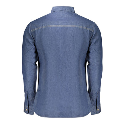 Pepe Jeans Blue Cotton Men's Shirt