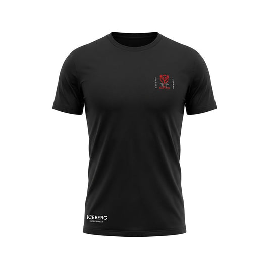 Iceberg Black Cotton Men T-Shirt