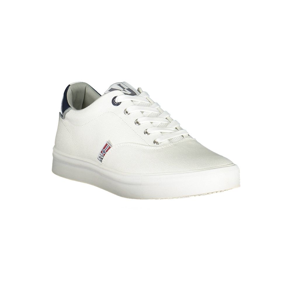 Napapijri White Polyester Men Sneakers