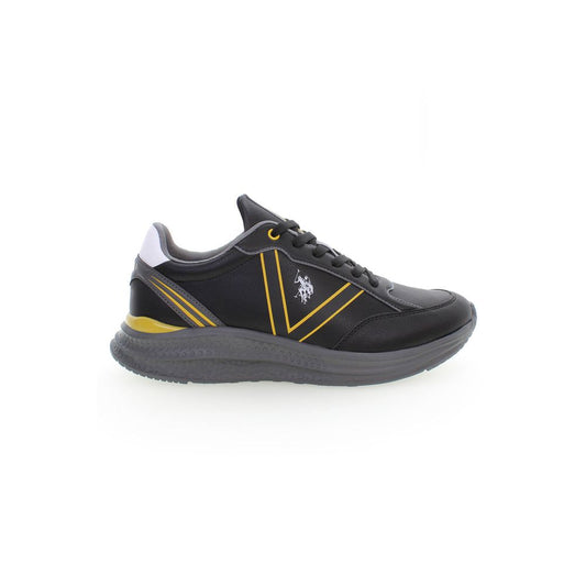 U.S. POLO ASSN. Black Polyester Sneakers