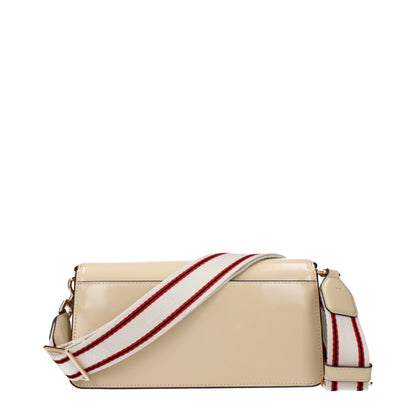 Tory Burch Beige Leather Crossbody Bags