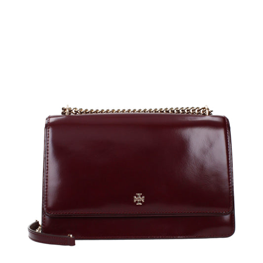 Tory Burch Red Leather Crossbody Bags