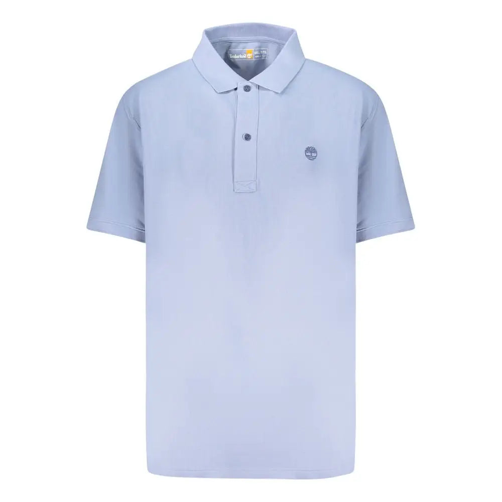 Timberland Azzurro cotton polo shirt, lysblå med trælogo