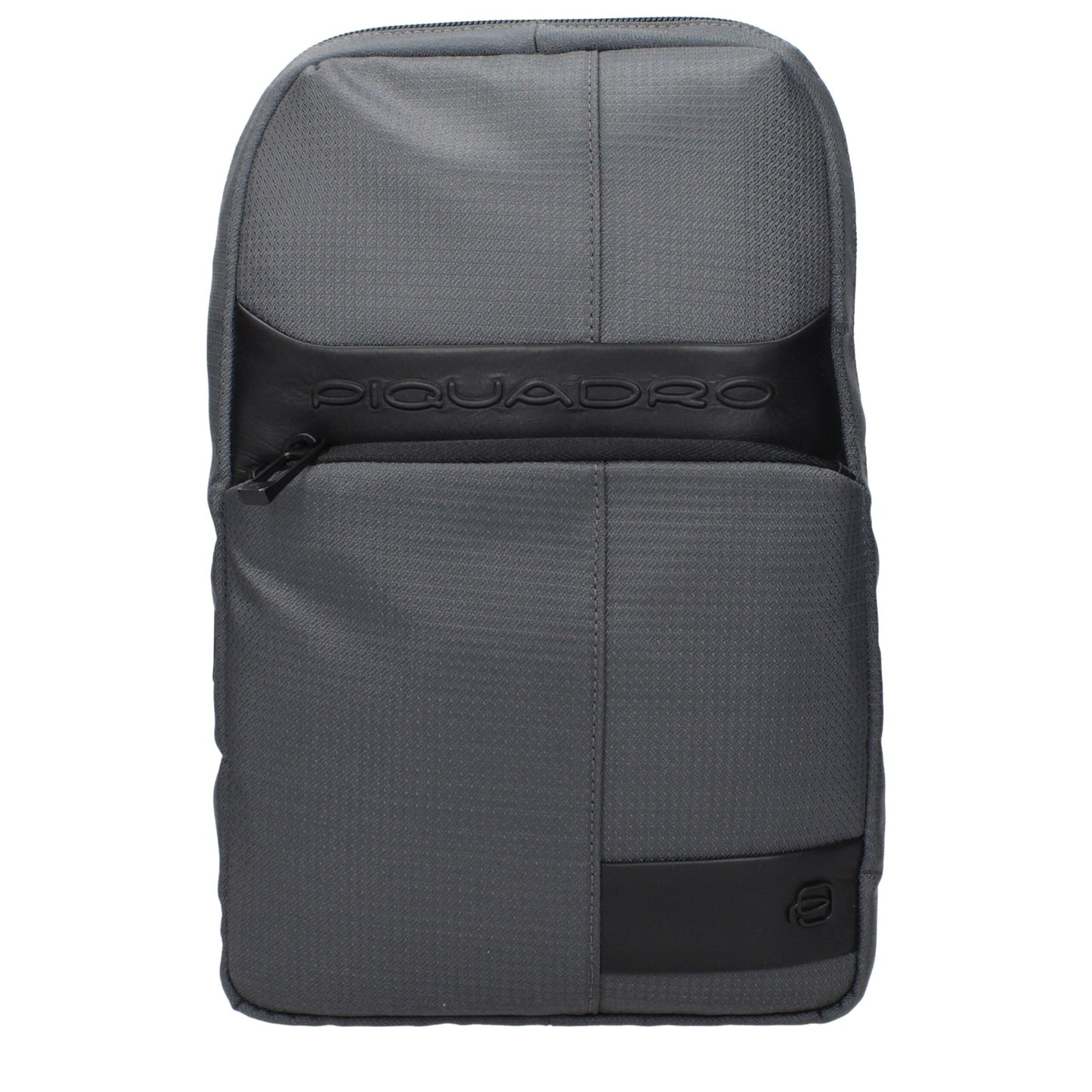 Piquadro Gray Fabric Crossbody Bags
