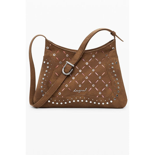 Desigual Brown Polyethylene Handbag