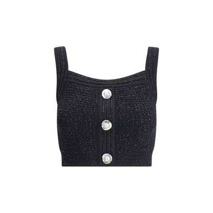 Balmain Tweed crop Top