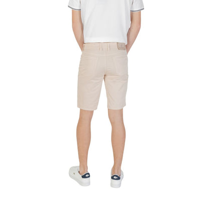 Jeckerson Beige Cotton Bermuda