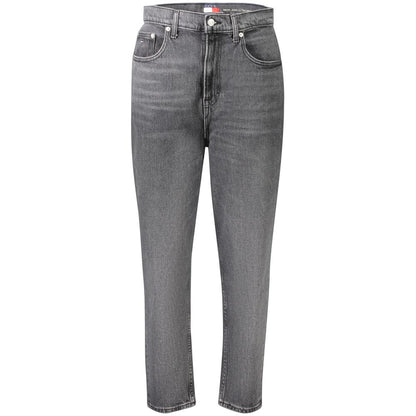 Tommy Hilfiger Black Cotton Jeans & Pant