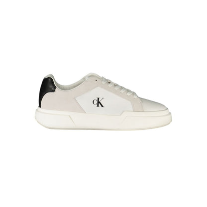Calvin Klein White Polyester Sneakers