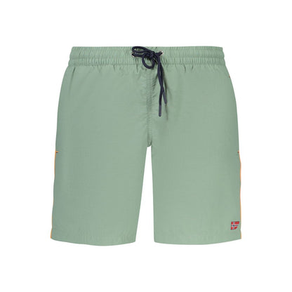 Norway 1963 Verde Poliammide Men's Swim Boxer