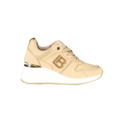 Laura Biagiotti Beige Polyester Sneakers