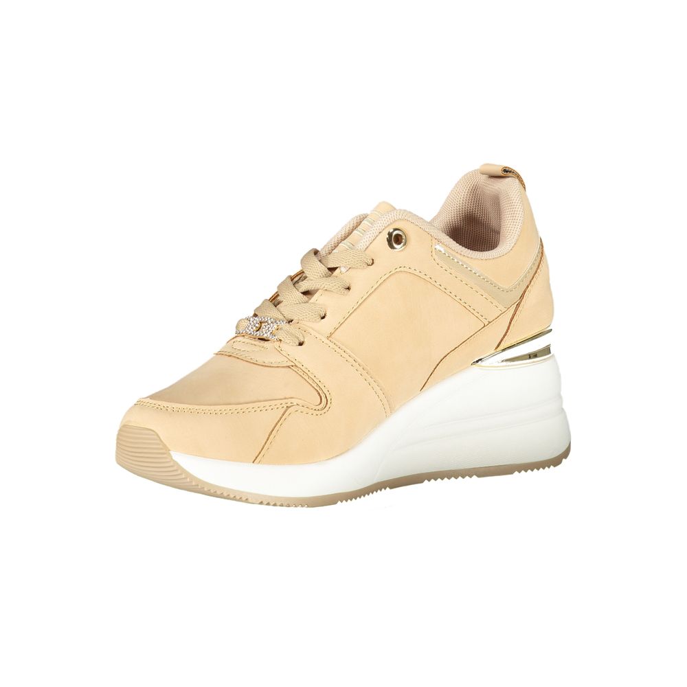 Laura Biagiotti Beige Polyester Sneakers