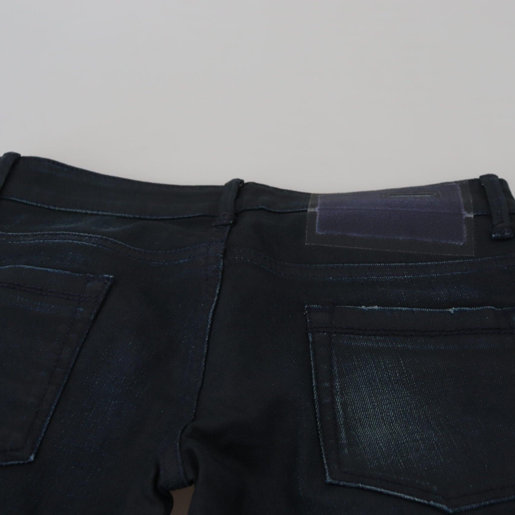 Acht Blue Low Waist Slim Fit Women Denim Jeans