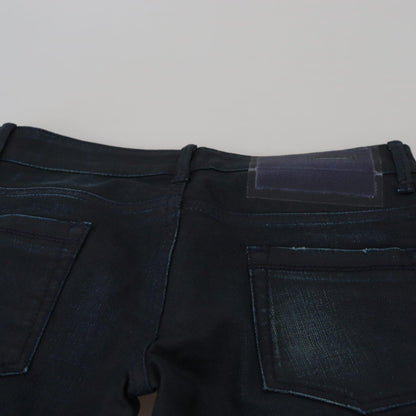 Acht Blue Low Waist Slim Fit Women Denim Jeans