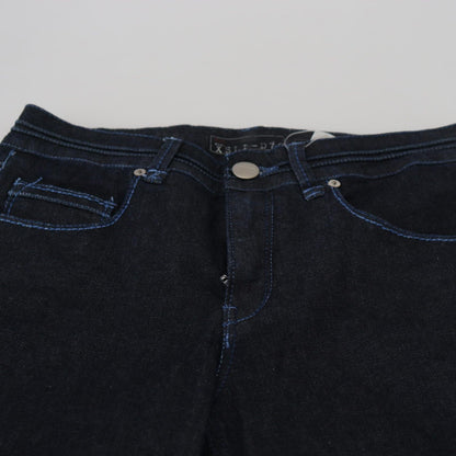 Acht Dark Blue Low Waist Slim Fit Women Denim Jeans