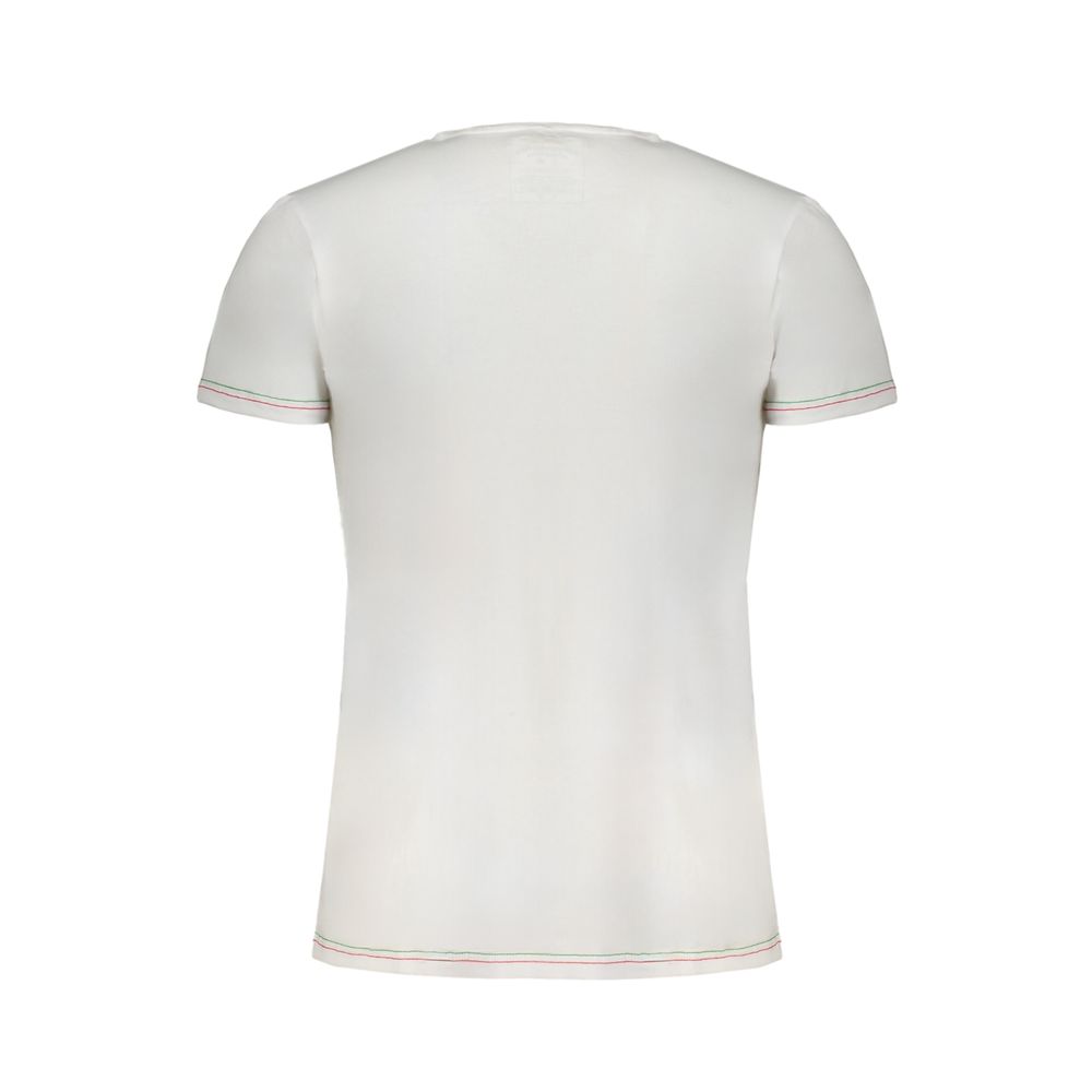 Aeronautica Militare Bianco Cotton Mens T-Shirt
