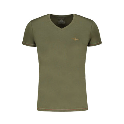 Aeronautica Militare Verde Cotton Men's T-Shirt
