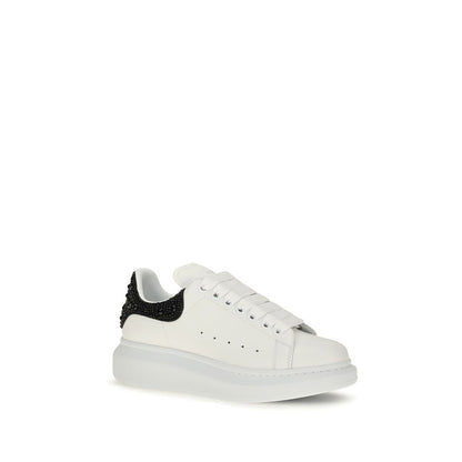 Alexander McQueen White Calf Leather Bos Taurus Chunky Sneakers