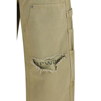 Alexander Wang Bicolor Cotton Cargo Pants