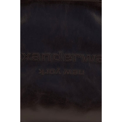 Alexander Wang Brown Calf Leather Bos Taurus Shoulder Bag
