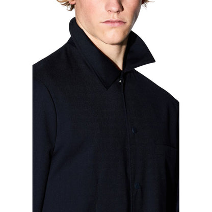 Armani Exchange Black Polyester Blazer